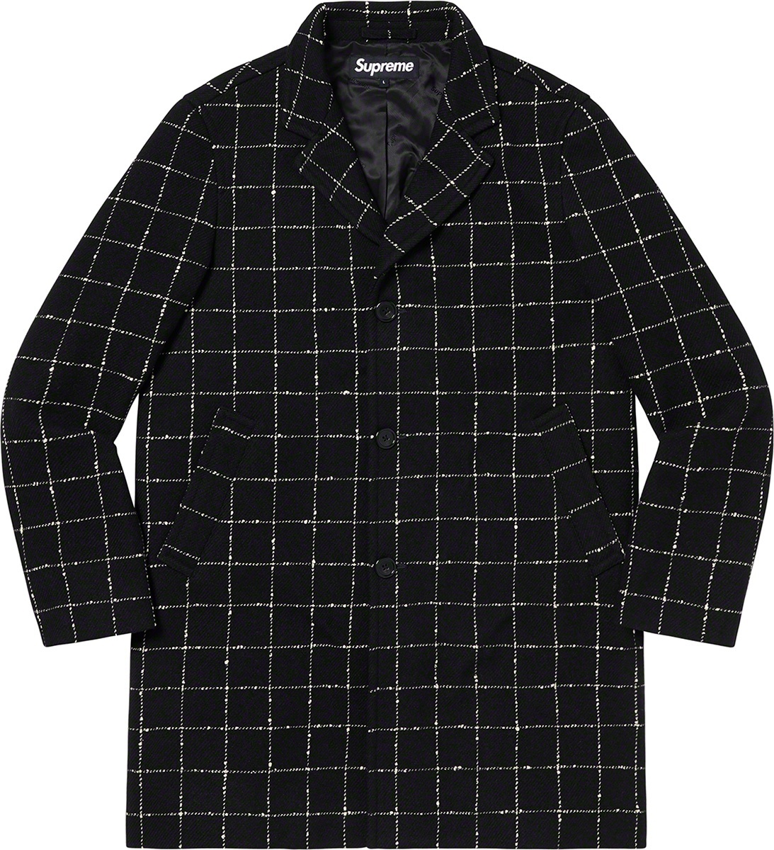 Wool Windowpane Overcoat view 9